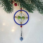 Новогоднее украшение из стеклянных бусин «Фантазия»