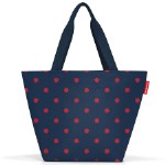 Сумка shopper m mixed dots red