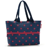 Сумка shopper e1 mixed dots red