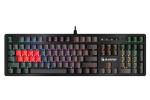 Клавиатура игровая, A4TECH Bloody B820R Dual Color механическая черный/серый USB for gamer LED