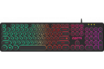 Клавиатура игровая, Defender Ozoth GK-106 RU, радужная,104+FN, черный