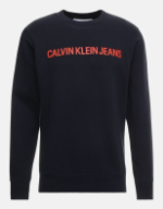 Свитшот Calvin Klein черный с красным