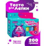 Тесто для лепки в коробке, 8 цветов, 200 г