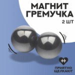 Магнит-гремучка, набор 2 шт., 1,3 см