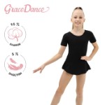 Купальник для гимнастики и танцев Grace Dance, р. 30, цвет чёрный