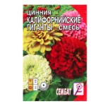 Семена цветов Цинния “Калифорнийские гиганты” смесь, О, 0,3 г