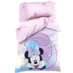 Постельное бельё 1,5 сп “Minnie Mermaid”, Минни Маус, 143*215 см, 150*214 см, 50*70 см -1 шт, поплин