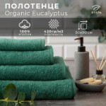 Полотенце махровое “Этель” Organic Eucalyptus 50х90 см, 100% хлопок, 420гр/м2