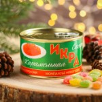 Монпансье “Сахарная икра”, карамель леденцовая в консервной банке, 140 г