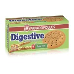 Печенье  c цельнозерновой мукой без  сахара Digestive PAPADOPOULOS 250г