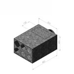 Коллектор металлический Heatway Flexag FL-СMP-125/75х6
