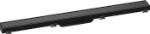Внешняя часть слива для душа Hansgrohe RainDrain Match 56038610 80 см, черный, с регулировкой по высоте