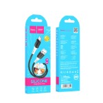 Кабель Hoco X82 Micro silicone charging data cable - Black