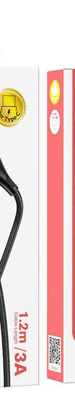 Кабель hoco U93 Shadow charging data cable for Type-C - Black