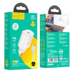 Зарядка hoco N22 Jetta PD25W charger set (Type-C to iP) (EU) - White