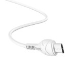 Кабель hoco X37 Cool power charging data cable for Micro - White