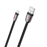 Кабель hoco U74 Grand charging data cable for Lightning - Black