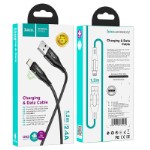 Кабель hoco U93 Shadow charging data cable for Lightning - Black