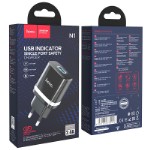 Сетевой адаптер hoco N1 Ardent single port charger (EU) - Black