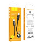 Кабель Hoco X89 Wind 60W charging data cable Type-C to Type-C(packaged) - Black