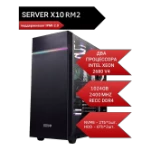 Сервер Huananzhi X10 RM2 (E5 2680 V4*2шт., RAM 1024Gb, NVME M.2 2Tb, WD HDD 6Tb * 2шт., PSU 1200W)