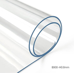 Клеенка силикон прозрачная 1,0 м*20 м.п.(0,8мм)