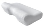 SkyDreams Ортопедическая подушка с выемкой под плечо, с двумя валиками, 52х27х13/9, трикотаж п/э