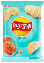 Чипсы Lay's Potato Fried Crab Flavor