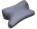 SkyDreams Ортопедическая бьюти подушка от морщин сна, высота 10 см, цвет серый