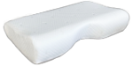 SkyDreams Ортопедическая подушка с выемкой под плечо, с двумя валиками, 52х32х12/8 см, трикотаж п/э