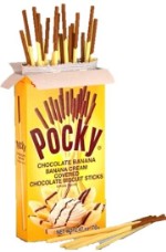 POCKY biscuit stick choco banana 42g (10 шт.)