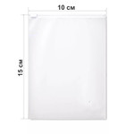 Zip-lock пакет с бегунком 10х15 см (100 шт)
