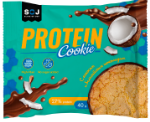 Печенье “PROTEIN COOKIE” с кокосом в молочном  шоколаде без сахара 40гр (10)*4