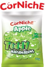 Teddy Apple Marshmallows  70g (24 шт)