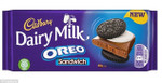 Cadbury Dairy Milk Oreo Sandwich шоколадная плитка 92g