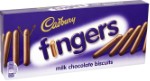 Cadbury Fingers Milk Chocolate Biscuits 114 г