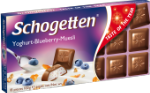 Шоколадная плитка Schgotten Йогурт Черника Мюсли 100гр