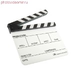 Кинохлопушка GreenBean Clapperboard 03 (белая) (Модификация: На складе в С-Петербурге)