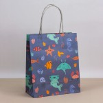 Пакет подарочный (S) “Underwater animals” 21*25.5*10
