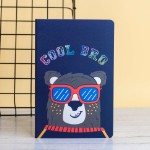 Тетрадь (A5) “Cool bro bear”, blue (13.5*20.5)