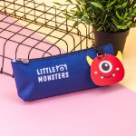 Пенал “Little monsters”, dark blue - red