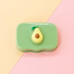 Контейнер для линз “Horizontal avocado”, green