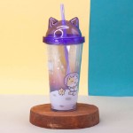 Тамблер “Cat astronaut”, purple (400 ml)