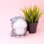 Копилка “Gray cat”, sitting