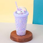 Тамблер “Unicorn styrofoam”, purple (450 ml)