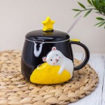 Кружка “Mouse with cheese”, black (325 ml)