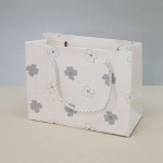 Пакет подарочный (XS) “Flowers”, white (19.5*14.5*10)