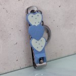 Маникюрный инструмент “Three hearts”, blue