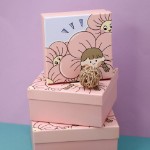 Набор подарочных коробок 3 в 1 «Girl flowers», 19*19*9.5-17*17*8-15*15*6.5