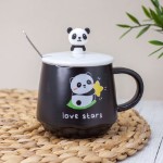 Кружка “Happy panda star”, black (310 ml)